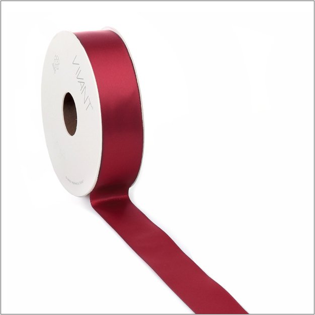 Satijn lint  bordeaux - 16 mm x 25 meter