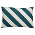 Dutch Decor Sanzeno - Buitenkussen 40x60 cm - Waterdicht & UV-bestendig - Alsemgroen - Groen, wit