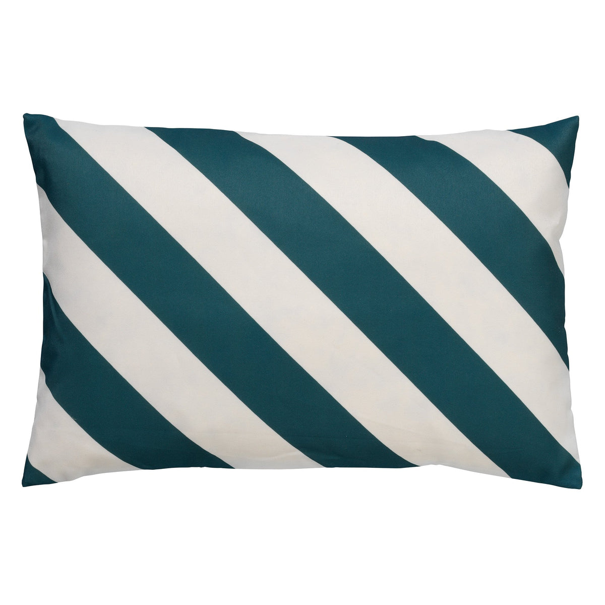 Dutch Decor Sanzeno - Buitenkussen 40x60 cm - Waterdicht & UV-bestendig - Alsemgroen - Groen, wit