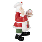 Kerstdecoratie Beeld Kerstman 9x8x16 cm Rood Kunststof
