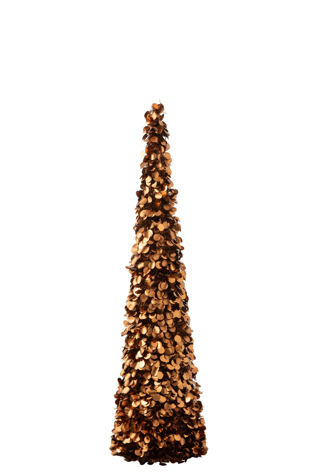 J-Line decoratie boom Sprankelend - polystyreen - bruin - large