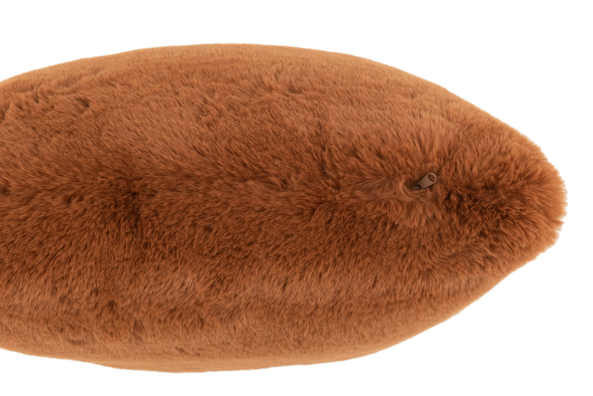 J-Line Cutie Sierkussen – Polyester – 45x45 cm – Sienna