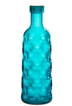 J-Line fles Gehamerd in giftbox - kunststof - blauw