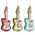 Ornament guitar rood blauw groen