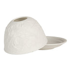Waxinelichthouder Ø 12x8 cm Wit Porselein