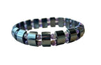 Heren armband Hematiet & Amethist