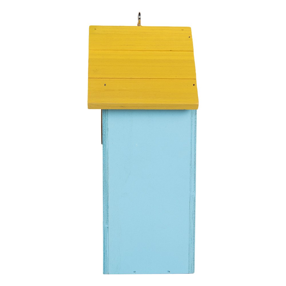 Vogelhuis 15x10x22 cm Blauw Hout