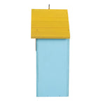 Vogelhuis 15x10x22 cm Blauw Hout