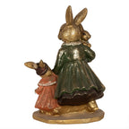 Beeld Konijn 19 cm Goudkleurig Polyresin Paasdecoratie
