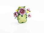 Bouwpakket 3D Model DIY Bloemenmand Magneet- gekleurd- metaal