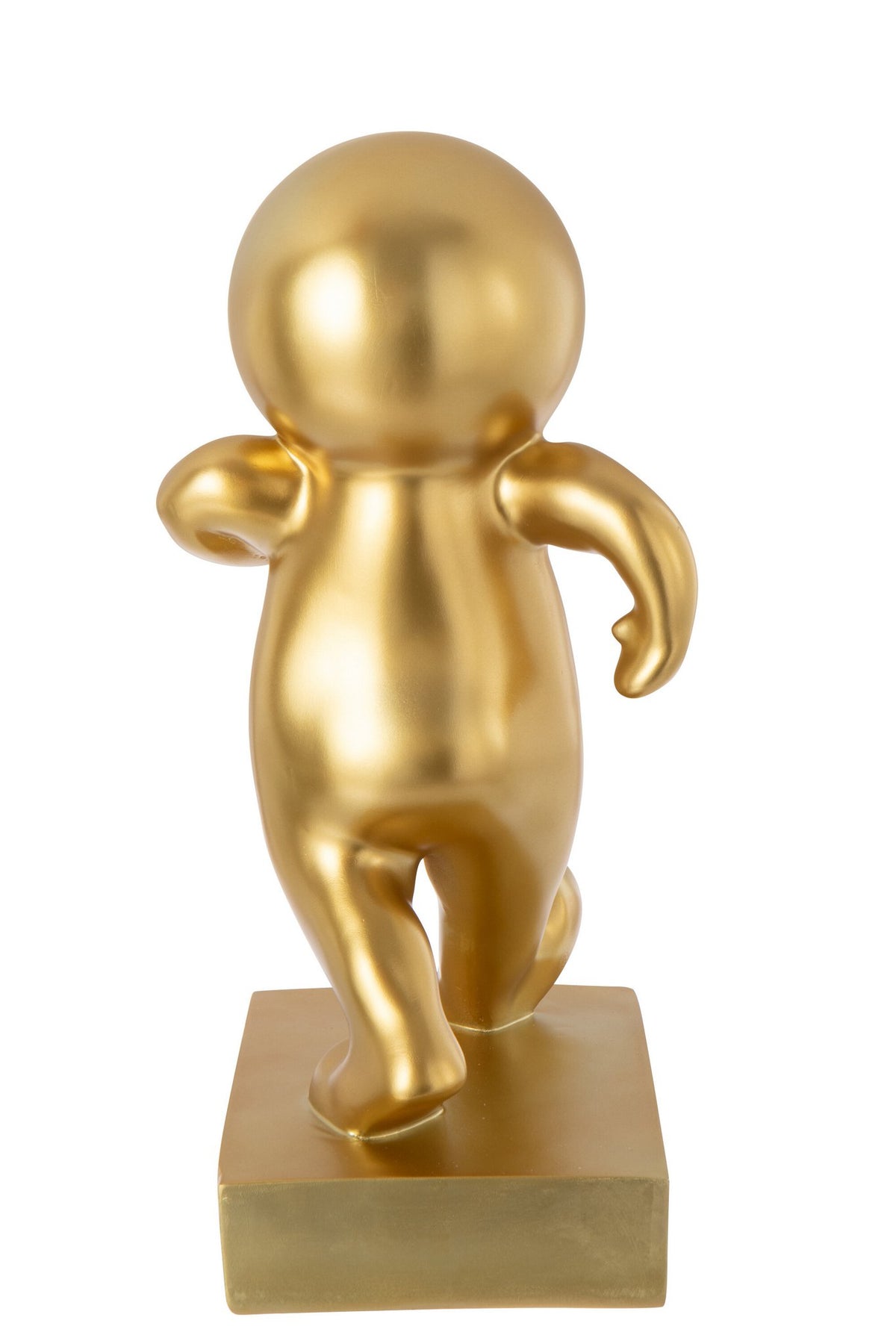 J-Line decoratie Marcel Wandelend - polyresin - goud