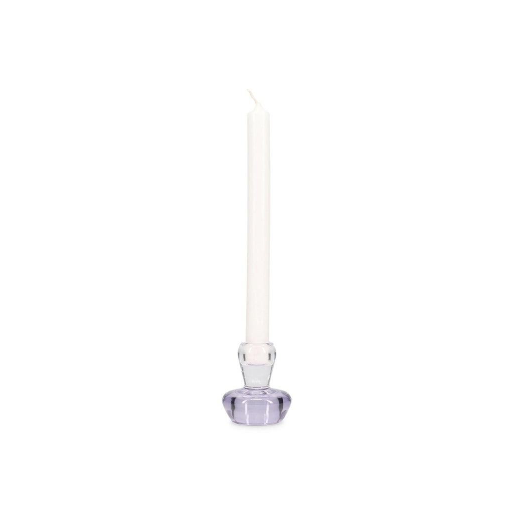 Kaarshouder H7,5cm violet Mood - Set van 2