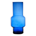 Pablo mondgeblazen Recycled Vaas blauw h30 d14