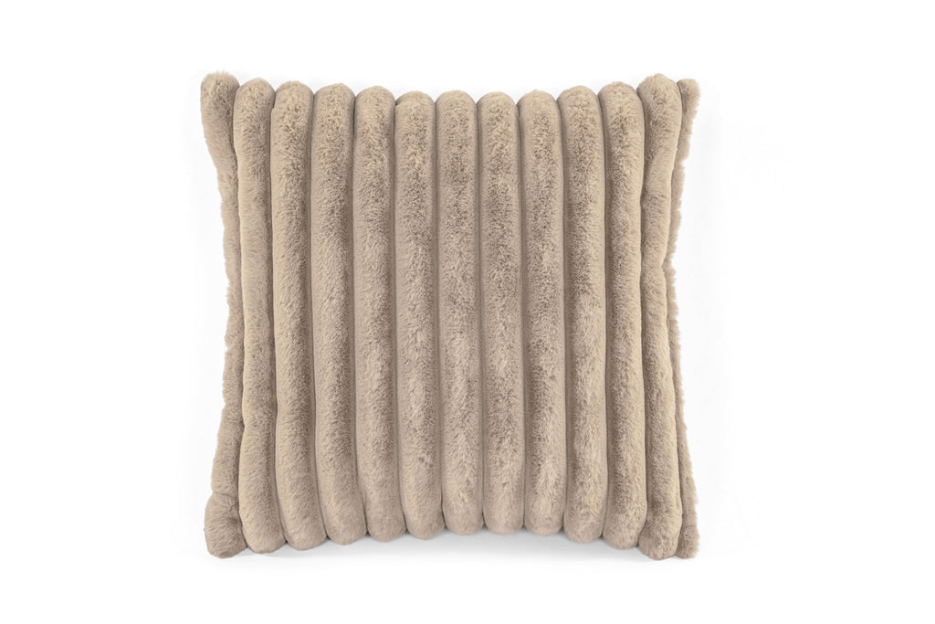 Cushion (filled) Bubble rabbit fur - 45x45cm