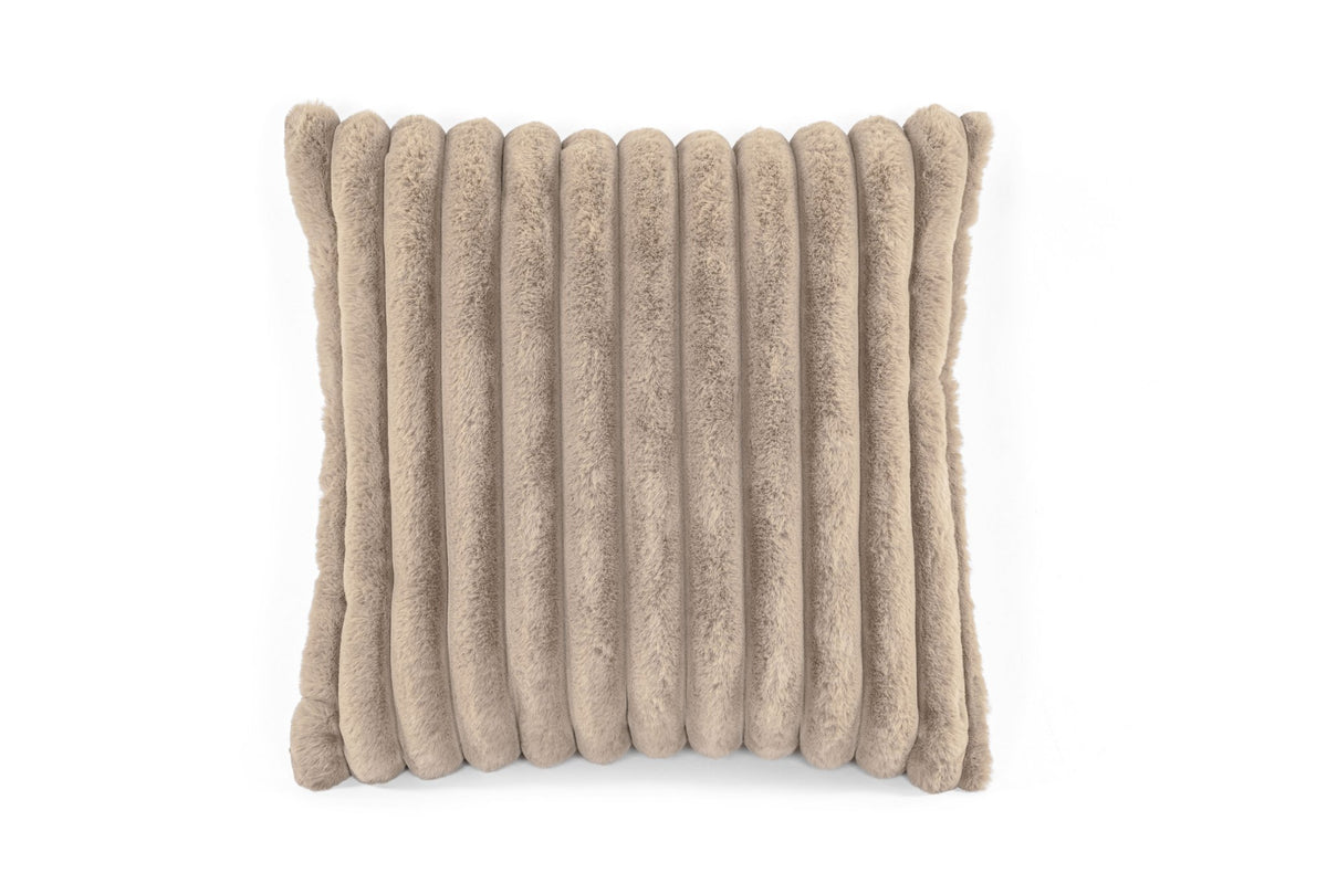Cushion (filled) Bubble rabbit fur - 45x45cm