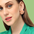 Indo-westerse oorknopjes – mode-sieraden – lichtgewicht ontwerp – druksluiting