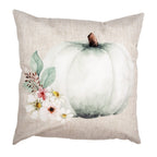 Kussenhoes 45x45 cm Beige Grijs Polyester Pompoen Sierkussenhoes