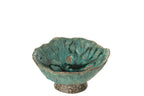 J-Line plateau Decoratief Naga - keramiek - azuur/bruin - small