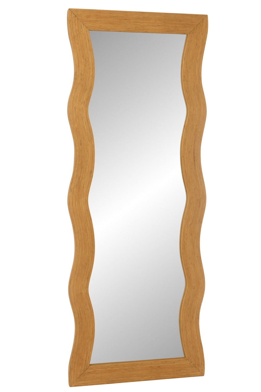 J-Line spiegel Onregelmatig - hout - naturel