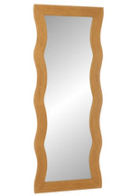 J-Line spiegel Onregelmatig - hout - naturel