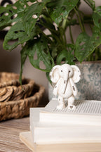 Beeld Olifant 5x4x10 cm Beige Bruin Polyresin