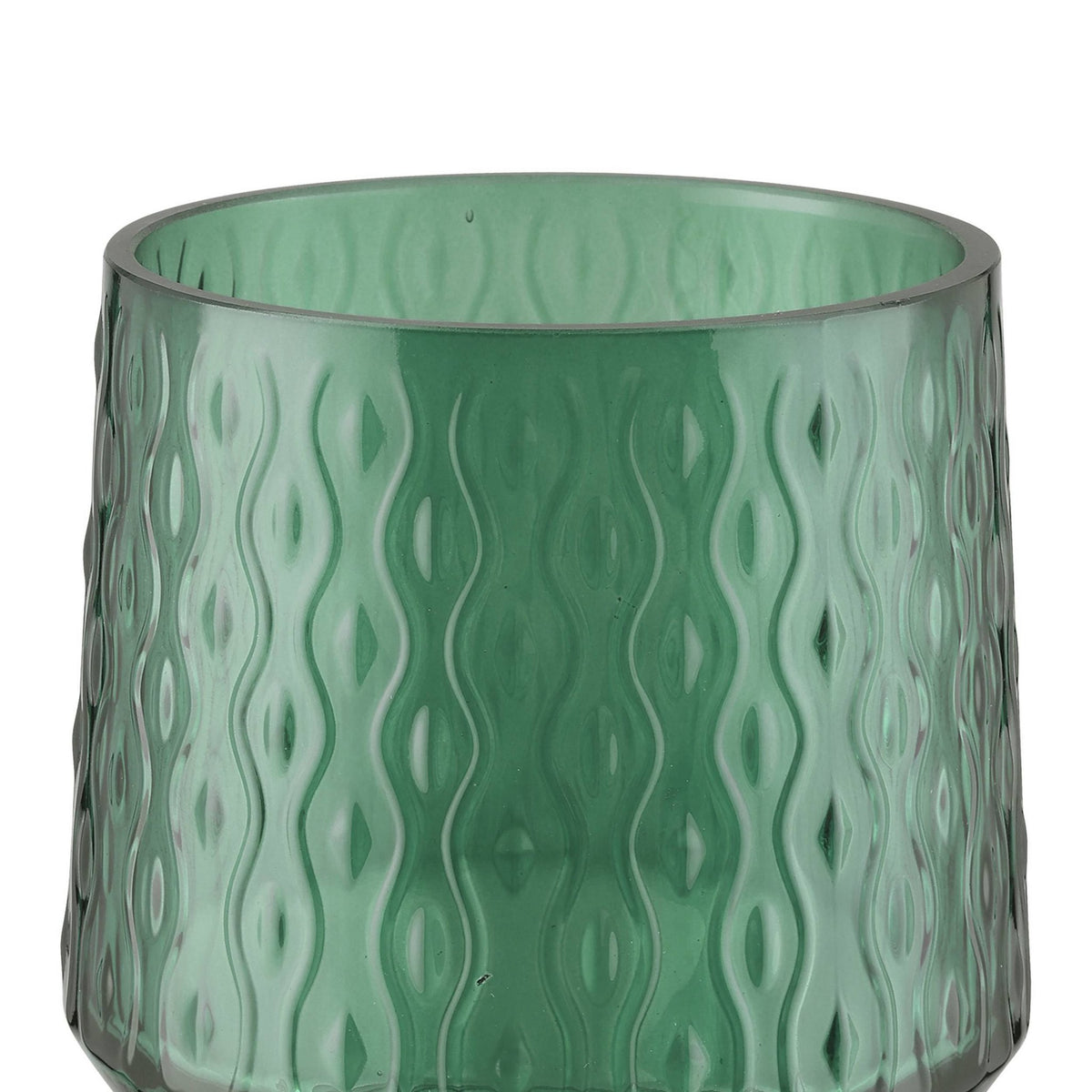 Windlicht Bezamby Groen 14x14cm