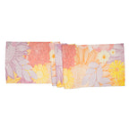 Katoenen uitlopers "bloemen" 28x150cm