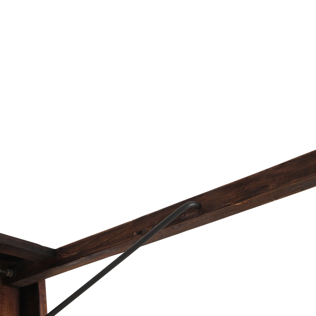 Markt bartafel bruin opklapbaar