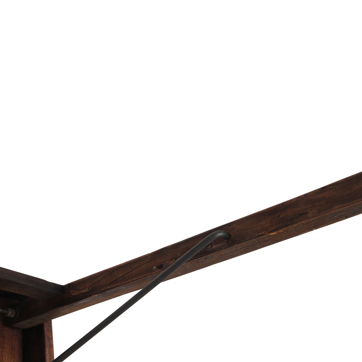 Markt bartafel bruin opklapbaar