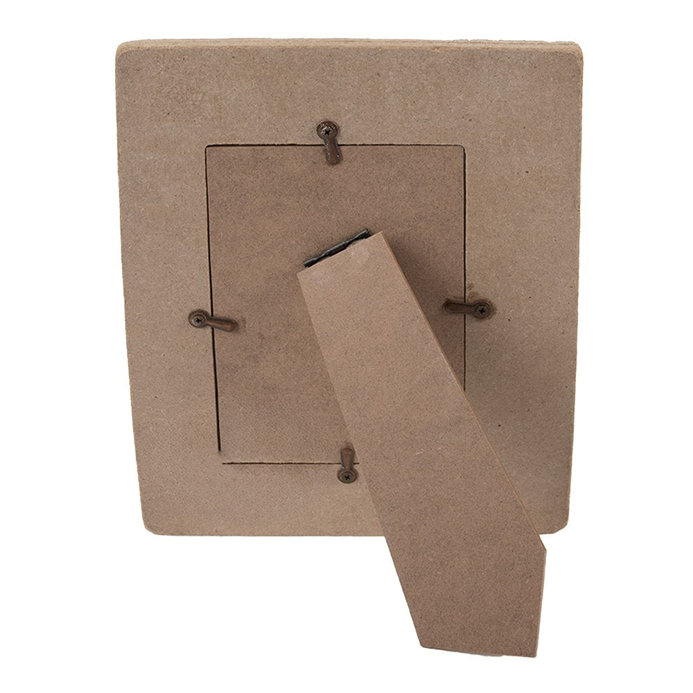 Fotolijst 10x15 cm Bruin wit thoun