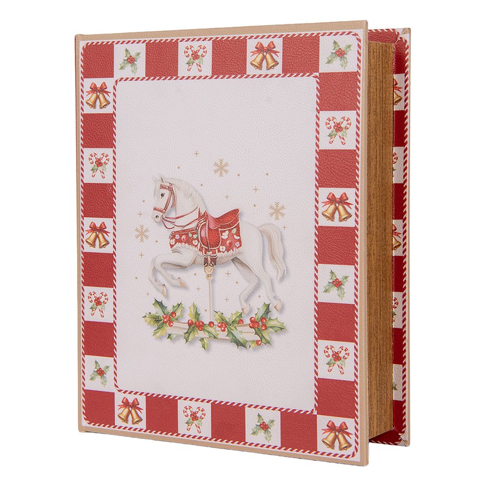 Opbergdoos Set van 3 Boeken 27x22x7 / 22x17x6 / 17x12x4 cm Wit MDF