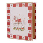 Opbergdoos Set van 3 Boeken 27x22x7 / 22x17x6 / 17x12x4 cm Wit MDF