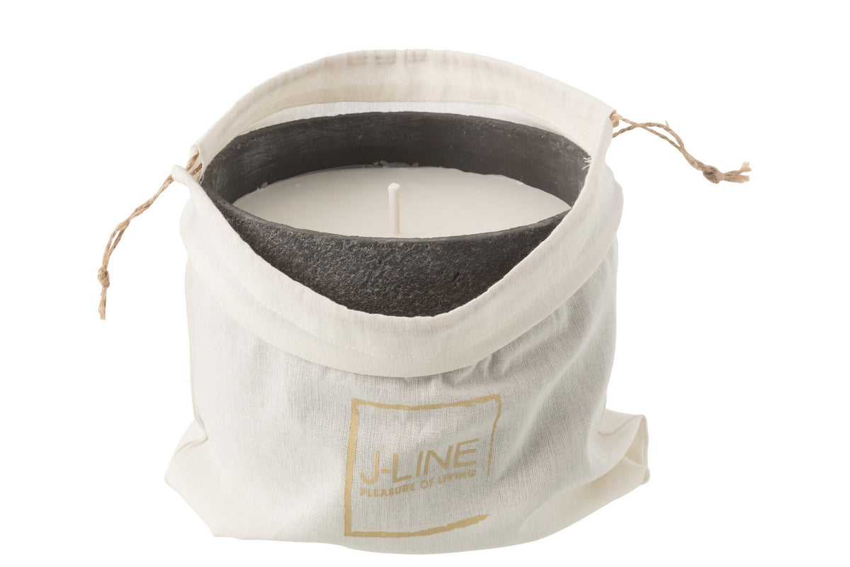 J-Line buitenkaars Rond - donkergrijs - L - 47U