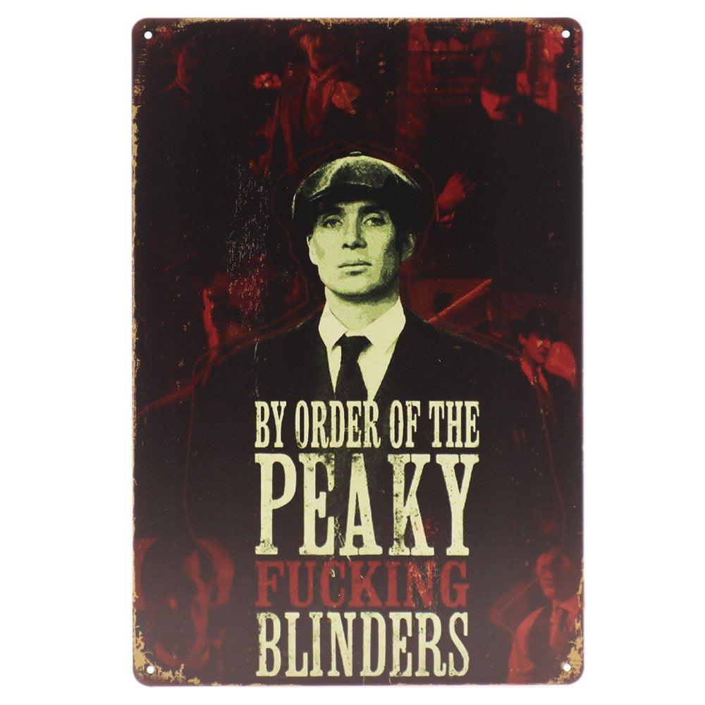 Peaky Blinders Retro Wandbord 30x20