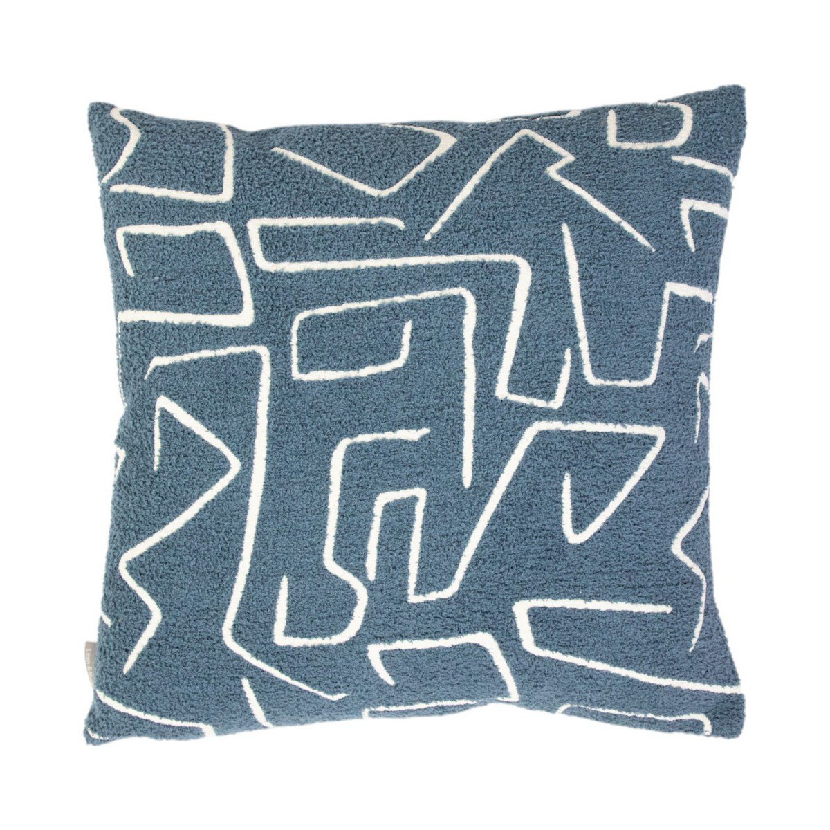 Roy chenille jaquard kussen ijsblauw 45x45cm