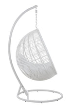 J-Line hangstoel Rond - staal - wit