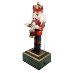 Muziekdoos Notenkraker 12x9x30 cm Groen Hout
