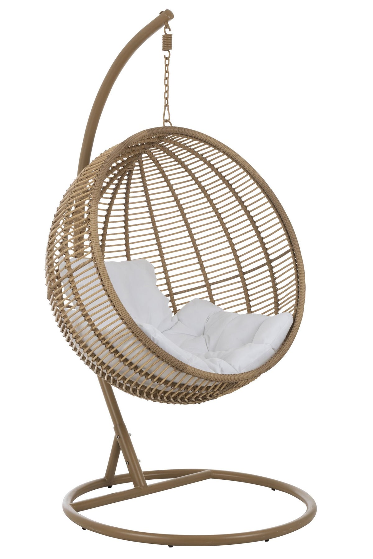 J-Line hangstoel Rond - staal - naturel