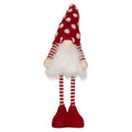 Kerstdecoratie met LED-verlichting Kabouter 8x12x56 cm Rood Synthetisch