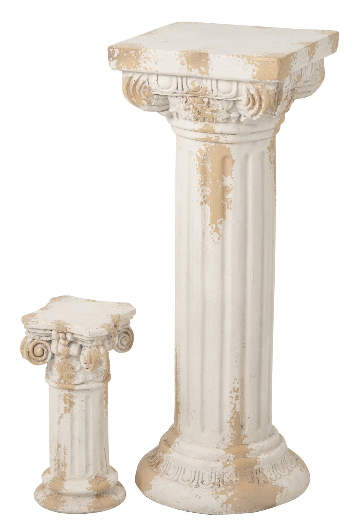 J-Line Roman sokkel voor buiten - magnesium - ecru/beige - large