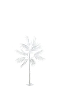 J-Line Boom Palm - metaal - zilver - small