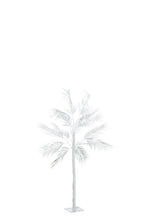 J-Line Boom Palm - metaal - zilver - small