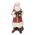 Beeld Kerstman 21x18x45 cm Rood Polyresin