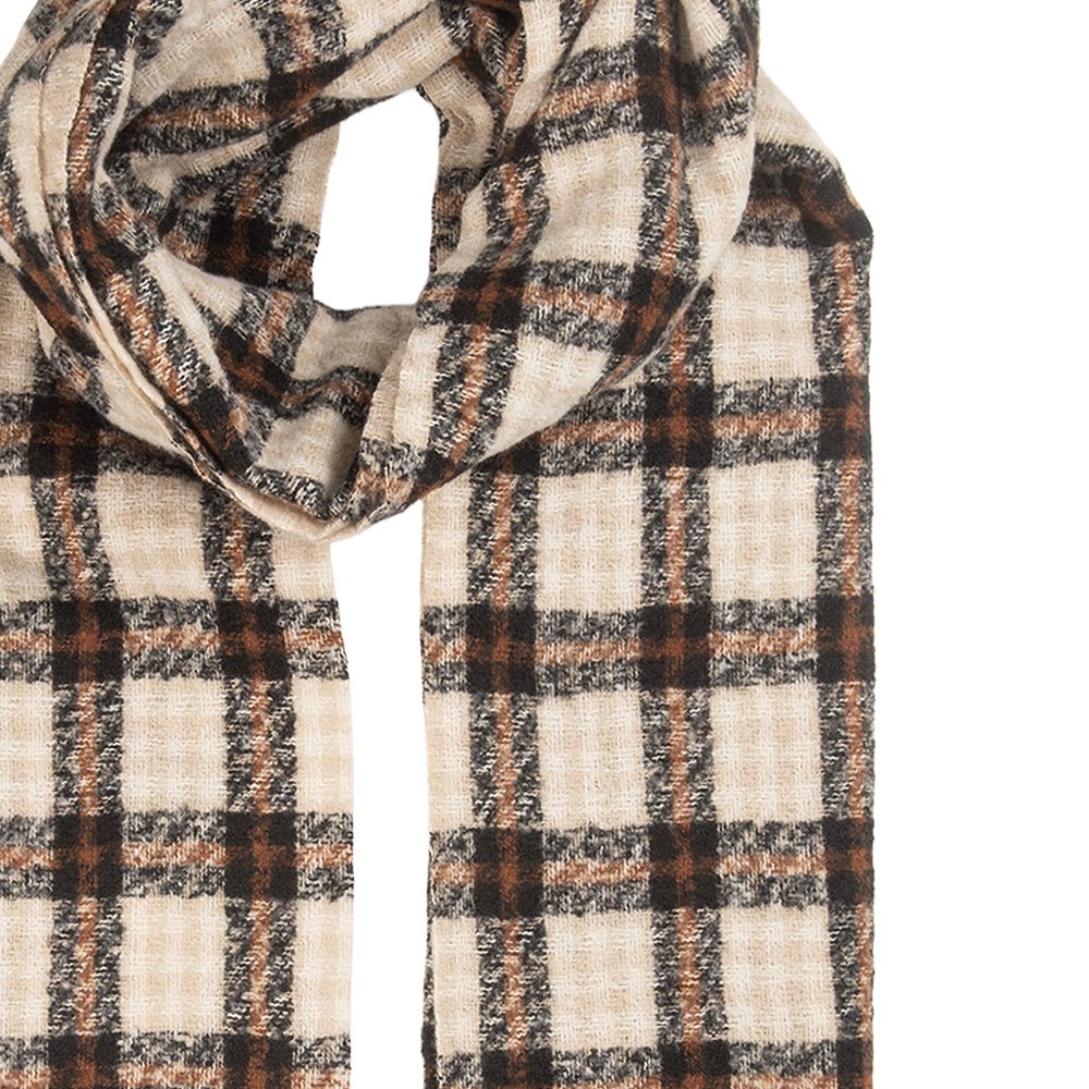 Wintersjaal Dames 50x210 cm Bruin Textiel