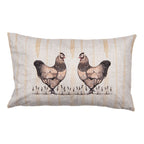 Kussenhoes 30x50 cm Beige Polyester Kippen