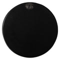 Spiegel Ø 25 cm Zwarte polyresin wandspiegel
