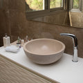 Beige marmeren wastafel