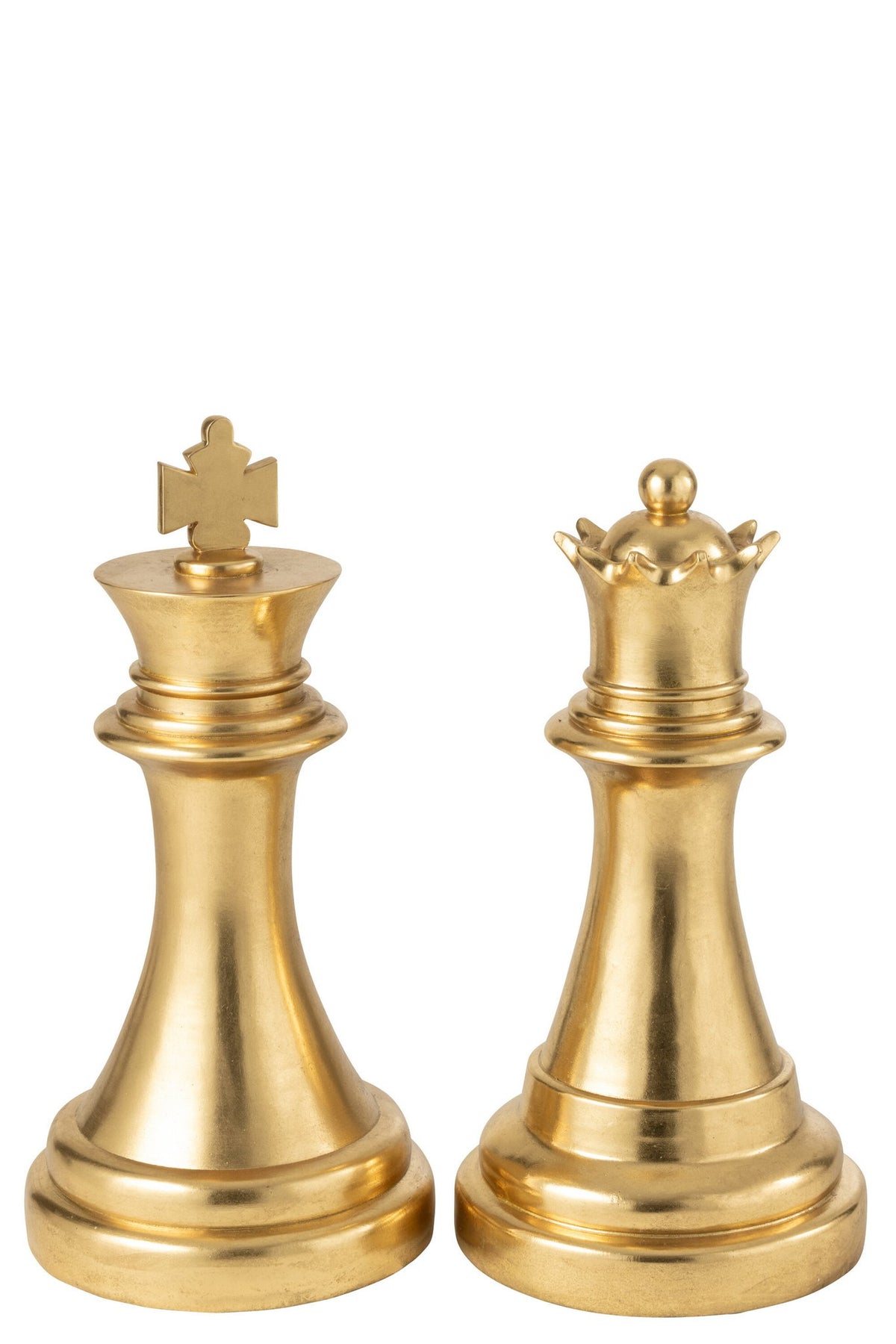 J-Line decoratie Schaakstuk Koningin - polyresin - goud