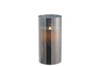J-Line lamp Blinkend - glas - grijs - medium - LED lichtjes