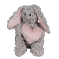 Knuffel Konijn 14x15x20 cm Grijs Pluche